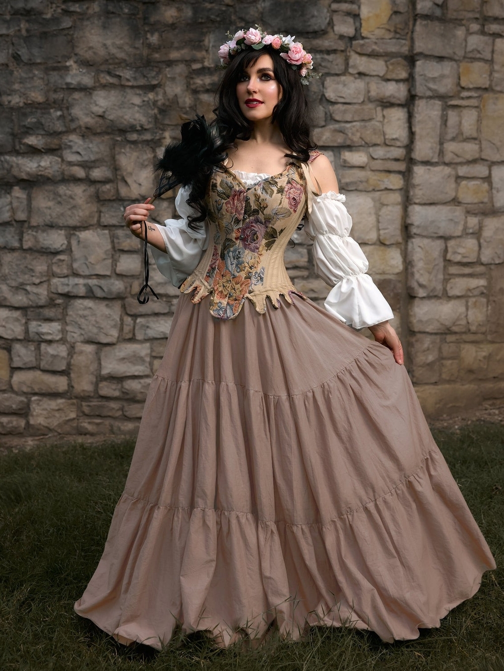 Women Renaissance Cottage Core Corset Stays  - Ren Faire - Medieval Cosplay